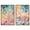 Gold Frame, variant on Joyful Rainfall Set Canvas Set of 2 Maximalist Art by Art Remedy, Gallery Wrapped, 10 x 15