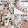 thumbnail image 5 of Rainbow Ethnic Pattern Kitchen Rugs Sets Of 3,Kitchen Runner Rugs Non Skid Washable,Decorative Kitchen Floor Mats for Kitchen,Sink,Laundry,17"x30"+ 17"x47" + 17"x59", 5 of 6