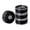 Black assorted (Set of 4), variant on The Beadsmith Nyline Nylon Beading Thread - Assortment Pack, Sizes 00,0, B & D, White, Four Spools