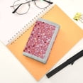 thumbnail image 7 of JIALIOU Nylon Trifold Card Wallet with ID Window Zipper Pocket for Men Women Teen Pink Clastic Gemstone, 7 of 7