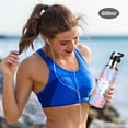 thumbnail image 5 of Yayeee 20oz Insulated Water Bottle Double Wall Stainless Steel with Flip Straw Lid, Pink Daisy, 5 of 7