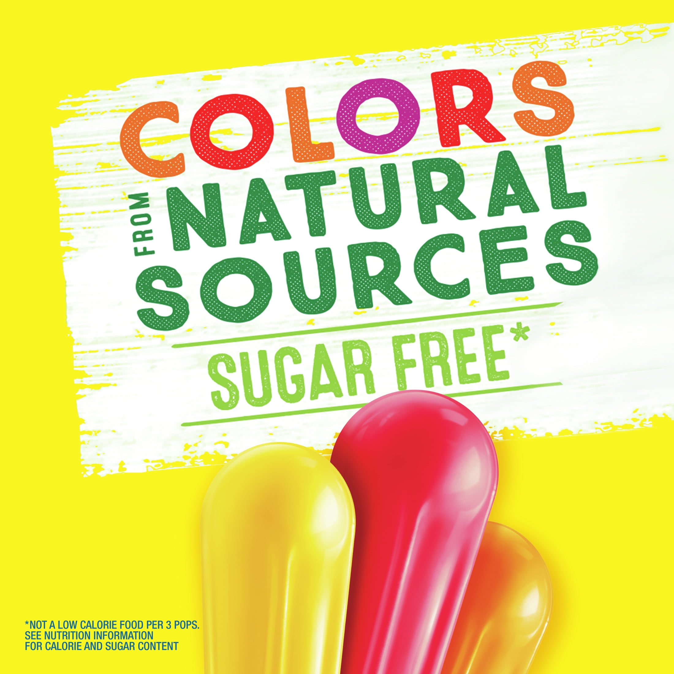 Popsicle Tropicals Ice Pops Frozen Ice Pops With only 15 Calories 29.7 oz, 18 Count