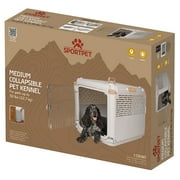SportPet Designs Collapsible Pet Kennel, 30 Medium (Tan)