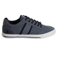 thumbnail image 2 of Sail Clam Mens Canvas Sneakers, Blue Navy, 9.5, 2 of 7