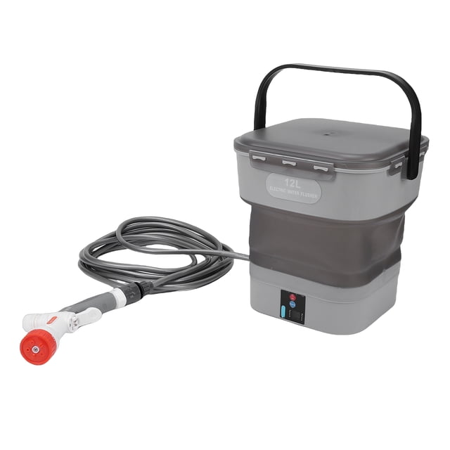Rociador A Batería Para Jardín, Lavadora Eléctrica Portátil Recargable Para Coche A Presión Con Tanque De Agua Plegable De 12L Para Césped Y Jardín Doméstico