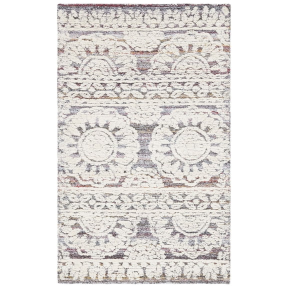 SAFAVIEH Metro Merrick Medallion Area Rug, Red/Ivory, 3' x 5'