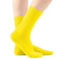 thumbnail image 2 of Dlentnea Kids Crew Socks Boys Girls Classics School Uniform Sports Breathable Casual Solid Color Sock, 2 of 5