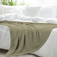 thumbnail image 2 of Unique Bargains Cotton Blanket Decorative Cable Knitted Throw Soft Knit Blankets, 2 of 10