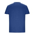thumbnail image 4 of Maean Short Sleeve Pocket Shirts for Men Big and Tall Crewneck Loose Summer Casual Tee Solid Color Tee, 4 of 6