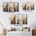thumbnail image 4 of Designart "Simplicity Dam Reservoir III" Cityscapes Wall Art Set Of 3 - Grey Dams Canvas Set For Living Room Decor, 4 of 7