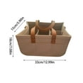thumbnail image 3 of Limited Stock,Foldable Storage Bag, Portable, Multifunctional, 5-Compartment, Lightweight, Durable Polyester, For TravelOffice, Quick-Access Pockets, Leakproof, Compact Storage Skin Care Kit, 3 of 9