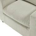 thumbnail image 6 of Comfort Pointe Casella Modern Armchair - Beige Corduroy, 6 of 11