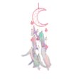 thumbnail image 3 of SSZMDLB under $5 Dream Catcher Wall Hanging, Crescent Moon Dreamcatcher with Colorful Feathers, Handmade Bedroom Decor for Wall Display, Bohemian Style Room Decor for Living Space, 3 of 9