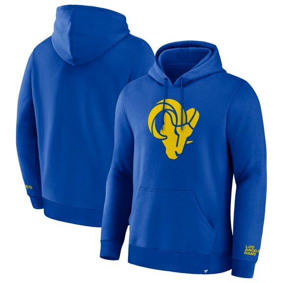 Men's Fanatics  Royal Los Angeles Rams Pylon Cam Legacy Pullover Hoodie