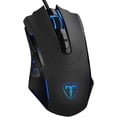 thumbnail image 1 of PICTEK Gaming Mouse Wired [7200 DPI] [Programmable] [Breathing Light] Ergonomic Game USB Computer Mice RGB Gamer Desktop Laptop PC Gaming Mouse, 7 Buttons for Windows 7/8/10/XP Vista Linux, Black, 1 of 9