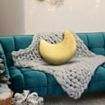 thumbnail image 4 of Moon Pillow, Soft Moon Shaped Pillow with Room Decorative Throw Pillows for Bed Couch Chair Sofa, Heart Shaped Cute Throw Pillow Cushion for Bedroom Living Room, 7.9 in, 4 of 7