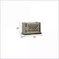 thumbnail image 6 of Omari Modern 2-Drawer Nightstand with Gold Accents – Beige Wood, 6 of 6