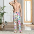 thumbnail image 5 of Hummingbird Flower Men'S Pajama Pants Soft Sleep Lounge Pants Pjs Bottoms With Pockets X-Large, 5 of 6