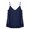Navy, variant on Xijirk V Neck Spaghetti Strap Tank Top Side Button Loose Fit Sleeveless Camisole for Daily Casual Street Layering Wear,Blue,XXL