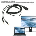 thumbnail image 4 of Quick Disconnect To 3.5mm Cable, 9.8ft QD To 3.5mm Cord PVC Lightweight  for Sound Card, 4 of 8
