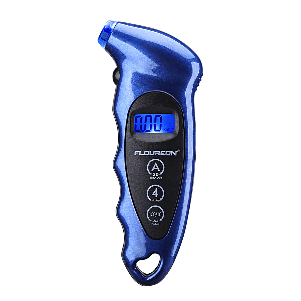 Digital Tire Pressure Gauge 150 PSI 4 Settings for Car Truck Bicycle