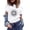 Dark Gray, variant on Women Shirt Christmas gift Fashion Thin section Durable Printed Trendy Lining Loose Fitting Short Sleeve Blue Sexy Lining Size S