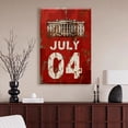 thumbnail image 6 of American Flag Canvas Wall Art - 4th of July Patriotic Canvas Prints, Vintage Artwork Oil Paintings for Living Room Bathroom Bedroom Home Office Decor, 6 of 7