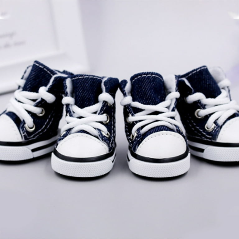 Pet dog shoes Four season sports canvas sneakers Warm soft soled
