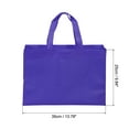 thumbnail image 2 of Unique Bargains Sac Cadeau Réutilisable Style Horizontal Non Tissé 25x35cm, Bleu Lot de 10, 2 of 5