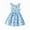 Sky Blue, variant on REDARER Toddler Girls' Watercolor Floral Flutter Sleeve Dress with Smocked Waist Summer Beach Sundress,3-4 Years