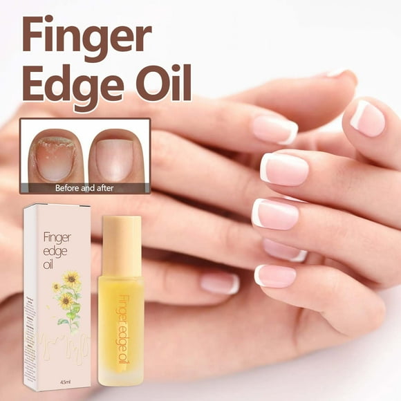 Aceite para cutículas Finger Edges, aceite para cutículas, nutre uñas y cutículas, fórmulas naturales, suaviza, 4,5 ml, cuidado de uñas