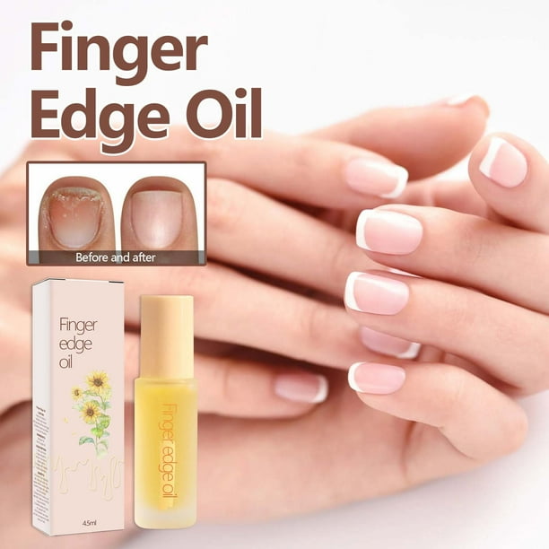 Aceite para cutículas Finger Edges, aceite para cutículas, nutre uñas y cutículas, fórmulas naturales, suaviza, 4,5 ml, cuidado de uñas