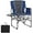 Blue, variant on Lumiparty Director's Chair with Side Table, Portable Folding Camping Chair for Adlut, for Beach Fishing Picnic, Blue