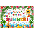 thumbnail image 5 of Cartoon Summer Holiday Banner Tropical Vacation School's Out for Kids Beach Party, 5 of 7