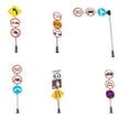 thumbnail image 1 of Cateissary Modelos de control de carretera, accesorios para el hogar, letreros de calle artesanales en miniatura para manualidades, juguetes Artesanía, 1 of 6