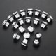 thumbnail image 1 of 20 Uds. Clips de remaches de plástico para coche, Clips de ajuste envolvente para arco de rueda de coche aptos para Nissan Juke y x-trail T31, remaches moldeados de ala para coche, 1 of 5