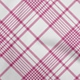 thumbnail image 1 of oneOone Cotton Poplin Magenta Fabric Tartan Fabric For Sewing Printed Craft Fabric By The Yard 42 Inch Wide, 1 of 4