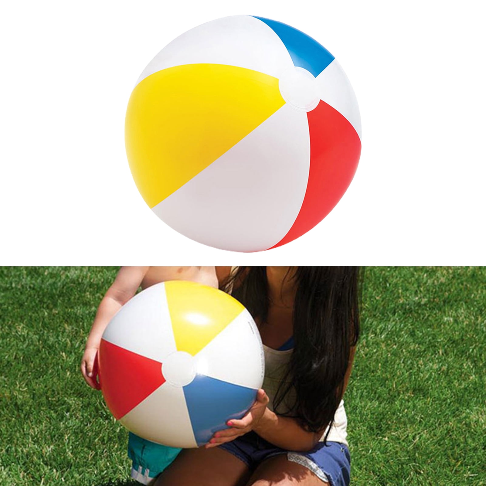 Intex Inflatable Blowup 16" BEACH BALL Party Swimming Garden Toy Qaulity59010NP 