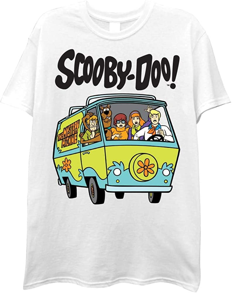 Scooby Doo Mens Throwback Shirt, Shaggy, Velma Tee - Throwback Classic 