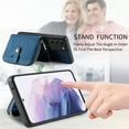 thumbnail image 5 of for Samsung Galaxy S21 Plus Wallet Case, Crossbody Phone Purse with Card Holder for Women, Zipper PU Leather Carrying Cover Gift with Shoulder Strap Kickstand Anti-drop for S21 Plus - Blue, 5 of 10