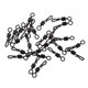 thumbnail image 2 of 25pcs Swivels Eslabón Giratorio Cambio Rápido Conector Pesca En Forma De Q Clips 17mm Pescador Sunnimix Swivels de cambio rápido, 2 of 7