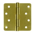 thumbnail image 2 of S44R41B 4" x 4" x 1/4" Radius Hinge; Flat Black Finish, 2 of 2