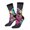 3 Black, variant on Neon Gothic Skull Moon Print Adult Socks for Men & Women,Calf Socks, Ankle Socks,Boots Socks,Breathable Casual Sock,Unisex Crew Socks