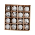 thumbnail image 2 of 16 Pieces Christmas Tree Hanging Balls Ornaments for ear Birthday, 2 of 8