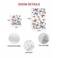 thumbnail image 7 of Colorful Butterfly Kitchen Dish Towels for Drying Dishes Set of 3, Elegant Pastoral Butterflies Watercolor Waffle Weave Microfiber Hand Tea Bathroom Towels Quick Dry & Absorbent Towel 15.7x23.6, 7 of 7