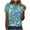 A07 Blue, variant on Cilsoka Summer Clothes for Women 2026 Vacation Cruise Petite Blue Print Blouses for Women Womens Loose Fitting T Shirts