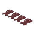 thumbnail image 4 of Papel de lija, 40 piezas de papel de lija, kit de hojas de lija de alúmina con cola de milano, papel de lija rojo de cola de milano, muy recomendado, 4 of 9