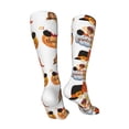 thumbnail image 3 of Kdxio Autumn Gnomes-1 Funny Silky Novelty Funky Long Knee High Socks Soft 3D Print Cosplay Crazy Stockings for Men Women, 3 of 8