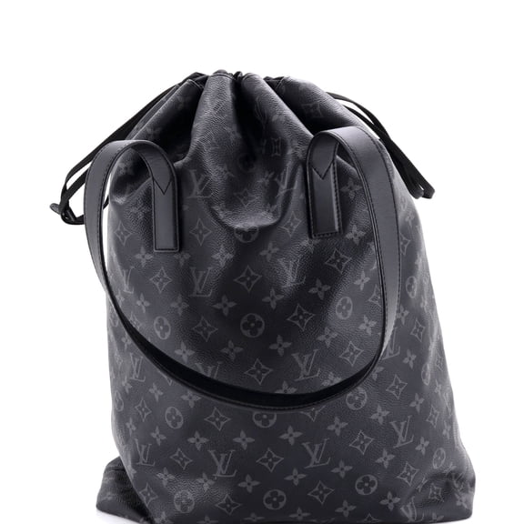 Pre-Owned Cabas Light Drawstring Bag Monogram Eclipse Canvas By Rebag