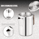 thumbnail image 2 of Cafeteras de percolador para estufa para acampar, cafetera de percolador de acero inoxidable, cafetera para acampar al aire libre, 9 tazas, 2 of 7